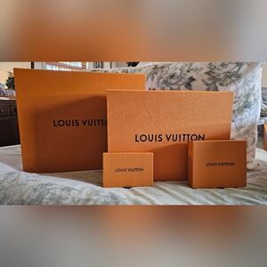 Louis Vuitton Signature Orange Box Collection Set Of 4